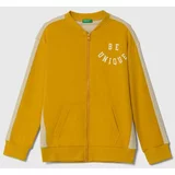 United Colors Of Benetton Otroški pulover rumena barva