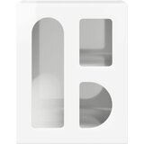 Noćni ormarić 2 pcs Visoki sjaj bijela 40 x 35 x 50 cm | shoptok.hr