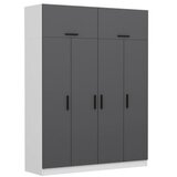Hanah home Ormar Kale 180x255x52cm Antracit | Eponuda.ba
