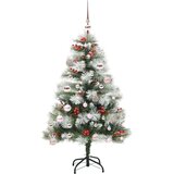  Umjetno božićno drvce S LED lampica Zelena i bijela 150 cm | shoptok.hr