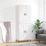 vidaXL Visoka komoda bijela 69,5x34x180 cm konstruirano drvo Cijene