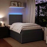  box spring s madracem tamnosivi 120 x 190 cm baršun | shoptok.hr