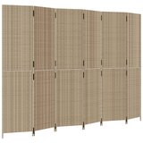  The Living Store Pregrada za sobo 6 plošč bež poli ratan - Pregrada Za Sobo, (21442921) | Shoptok.si