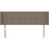  Uzglavlje s ušima smeđesivo 147x16x78/88 cm od tkanine | shoptok.hr