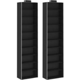 vidaXL Viseč organizator za omaro 2 kosa z 10 policami blago Cene