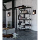 Candellux jonera zidna lampa crna P20 1X40 E27 abažur boje dima