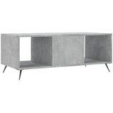  Stolić za kavu boja betona 102 x 50 x 40 cm konstruirano drvo | shoptok.hr