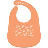 Baboo Silicone Bib podbradnik Peachy Keen, 4m+ 1 kom Cijene