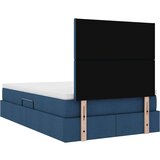  Krevet S LED lampica s uzglavljem Plava 120 x 200 cm tkanina | shoptok.hr