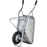 Matador Samokolnica z jeklenim koritom, prostornina 100 l, siva, praškasto lakirana | Shoptok.si