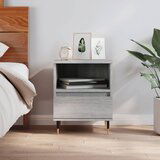vidaXL Nočna omarica siva sonoma 40x35x50 cm inženirski les | Shoptok.si