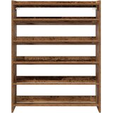  Stalak za cipele boja staro drvo 80x25x100 cm konstruirano drvo | shoptok.hr