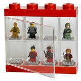 Lego Izložbena polica za 8 minifigura - crvena Cene