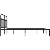  Metalni okvir za krevet s uzglavljem crni 183x213 cm | Eponuda.ba