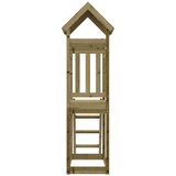  Igralna stolpnica Rjava Trdna impregnirana les - - Rjava - 34.4 - 110,5 x 52,5 x 214 cm - 2025- | Shoptok.si