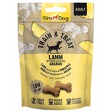 Gim Dog train & Treat Jagnjetina i ananas 125 g Poslastica za pse Cene