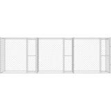  Kavez za pse Srebrno 600 x 200 x 200 cm Cinkani čelik | shoptok.hr