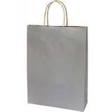  Vrečka darilna eko a4 35x8x26 PROMOCIJA - SREBRNA | Shoptok.si