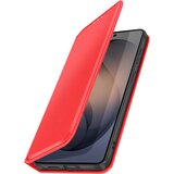 AVIZAR Preklopna torbica za Galaxy S26 Ultra magnetna s stojalom Classic Edition, Rdeča, (5000273847) | Shoptok.si