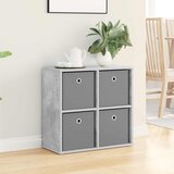  Kreveta s ladicama Betonski sivi 59,5 x 27 x 57 cm | shoptok.hr