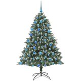  Umjetno božićno drvce Zelena 180 cm PVC, Plastika i Čelik | shoptok.hr
