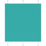 vidaXL Plisirana roleta Petrol zelena 120x150 cm Širina tkanine | shoptok.hr