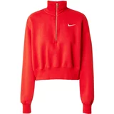 Nike Sportswear Sweater majica crvena / bijela