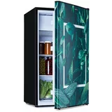 Klarstein CoolArt, 79L, kombinacija hladilnika z zamrzovalnikom, EEK F, zamrzovalnik 9l, dizajnerska vrata
