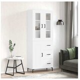 vidaXL Visoka komoda bijela 69 5x34x180 cm konstruirano drvo | shoptok.hr