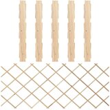 vidaXL Rešetkaste ograde 5 kom od masivne jelovine 180 x 80 cm | shoptok.hr