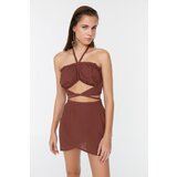 Trendyol Brown Tied Bottom-Top Set Cijene