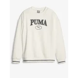 Puma Cream Girls' Sweatshirt Squad Crew - Girls