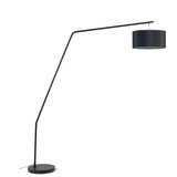 Kave Home Črna stoječa svetilka s tekstilnim senčilom (višina 221,5 cm) Ciana – | Shoptok.si