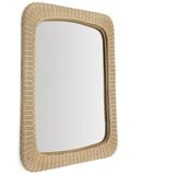 Kave Home Zidno ogledalo s okvirom od ratana 58x79 cm Zilna – Cijene