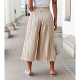 UR/CEO Beige wide pleated pants Longo | Shoptok.si