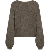 Vila Pulover 'VIMARLEY' pikčasto rjava | Shoptok.si