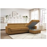 Bobochic Paris Senf žuta sklopiva kutna garnitura od samta (promjenjiva) Monaco – | shoptok.hr