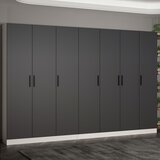 Hanah home ormar Noah-8216, 315x210x35 cm, Crni | ePonuda.com