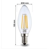 RHM Led sijalica sveća 6W Cene