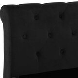  Posteljni okvir črn žamet 200x200 cm | Shoptok.si