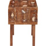 vidaXL Konačni stolovi Šareni 40 x 32 x 46 cm masivno obnovljeno drvo | shoptok.hr