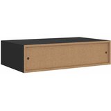  Zidna polica s ladicom crna 40 x 23,5 x 10 cm MDF | shoptok.hr