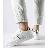 Gemre White sports shoes with mint accents Marei | Shoptok.si