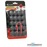 set poklopaca za šrove tocka crni 20 kom 19mm