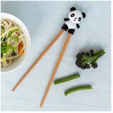 Rex London Lesene otroške učne palčke v naravni barvi Panda – | Shoptok.si