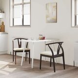  Stolac za blagovanje 2 pcs Svijetlosmeđa i svijetla | shoptok.hr