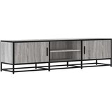 Maison Chic TV omarica - TV enota - Televizijska omarica siva sonoma 160x35x41 cm inženirski les in kovina, (21700749) Cene