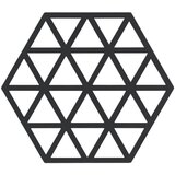 Zone Črna silikonska podloga za vroče lonce Triangles Cene