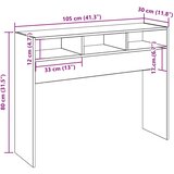  Konzolni stol staro drvo 105x30x80 cm konstruirano drvo | shoptok.hr