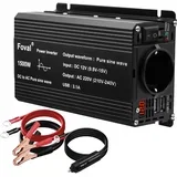 Čisti sinusni inverter, 12V na AC 220V, vršna moč 1000W-2600W, 12V 220V 1500W, (5000159102)